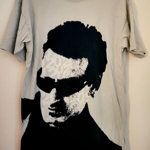 Graphic Print Gray T-Shirt